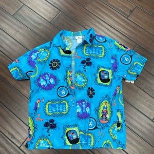 DISNEY HAUNTED MANSION BUTTON DOWN